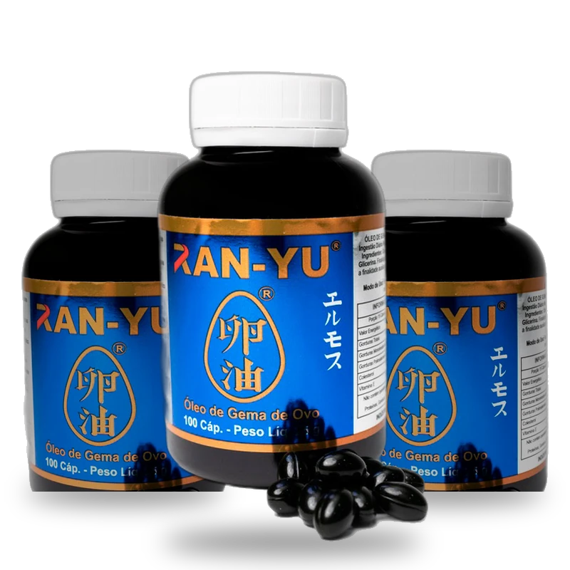 Kit com 3 potes de Ran-Yu Óleo de Gema de Ovo